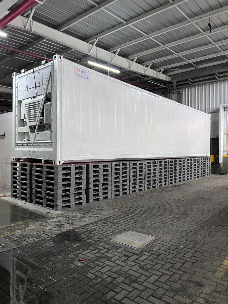 Quanto um container reefer consome de energia?