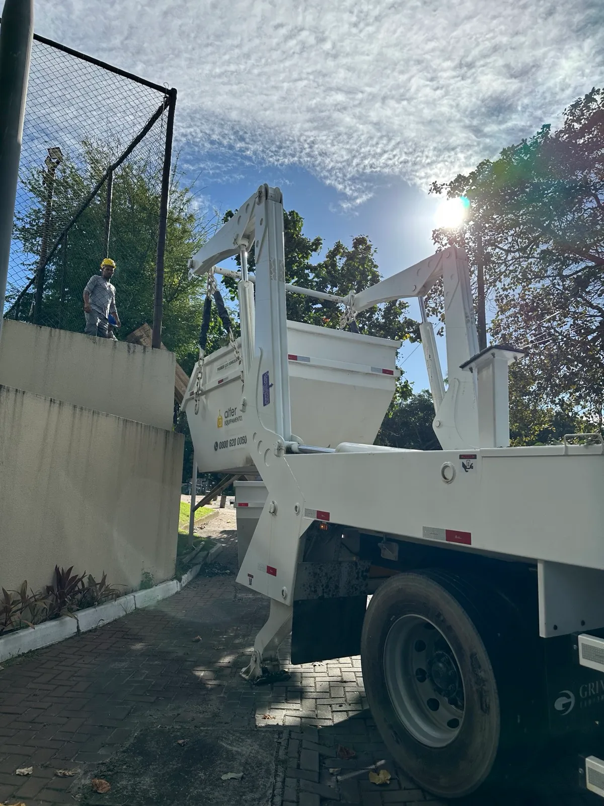 Quantas caçambas a sua obra vai precisar?